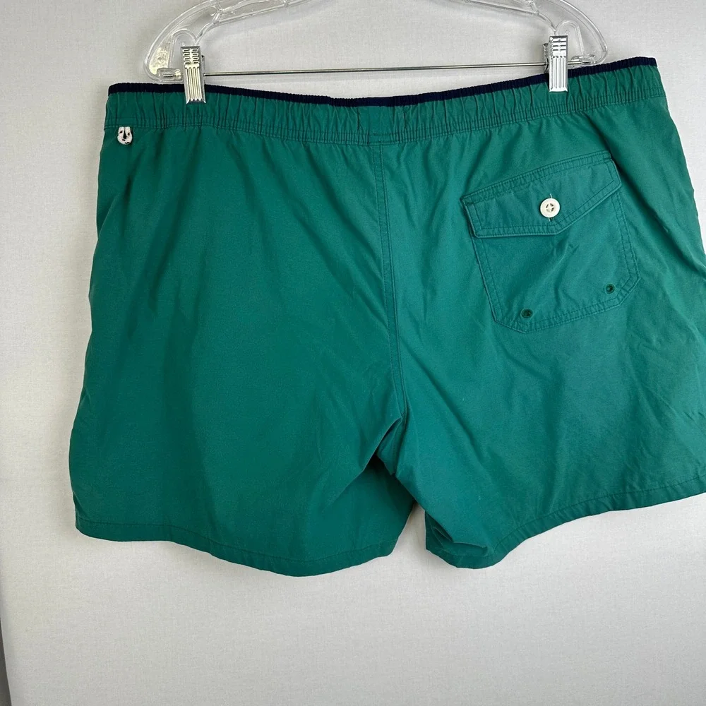 J.Crew Factory Swim‎ Trunks Green Navy Men's XL